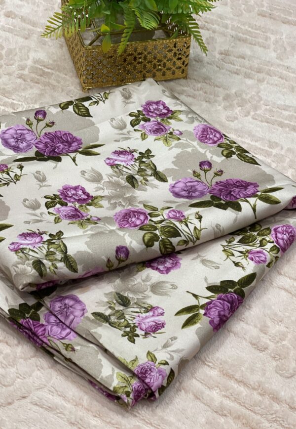 Beige Floral Marina Unstitched 2-Piece Suit