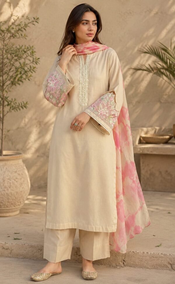 beige-lawn-stitched-3-piece-embroidered-sleeves 1