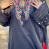 black-lawn-stitched-3-piece-hand-embroidered-suit 2